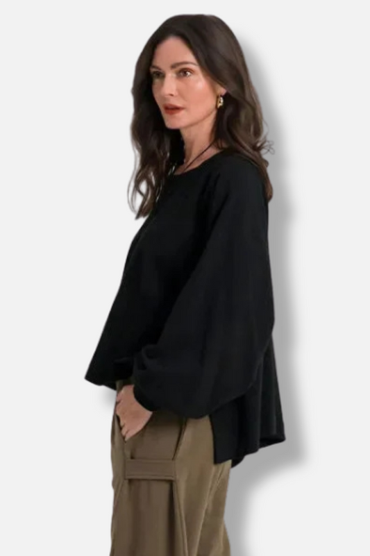 Raglan Sweatshirt - Black 