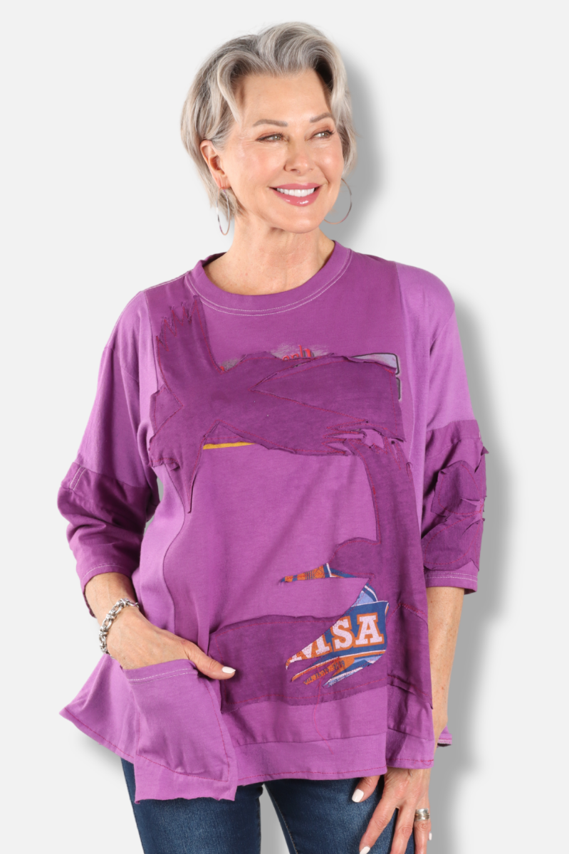 Fly Away Tee - Purple #2