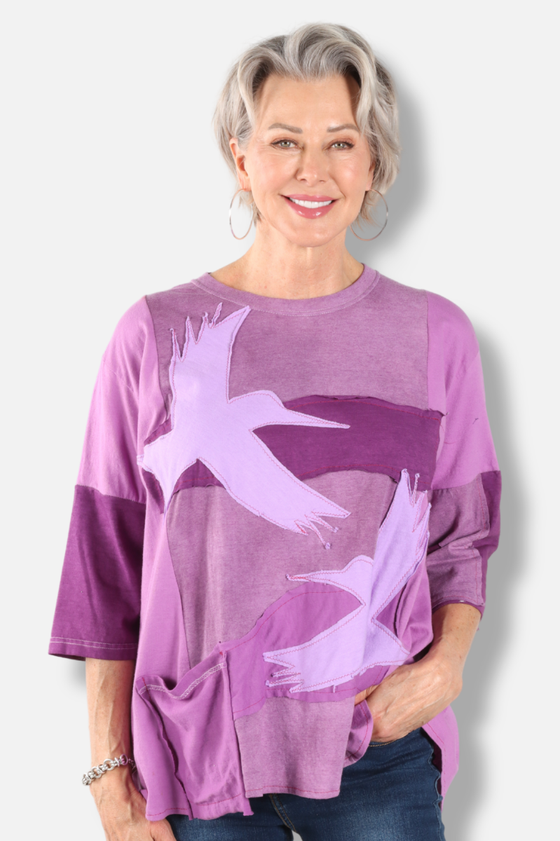 Fly Away Tee - Purple #1