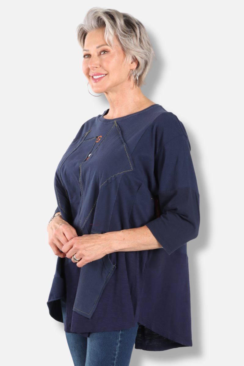 Donna Tunic - Navy #6