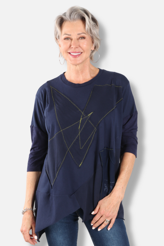 Donna Tunic - Navy #4