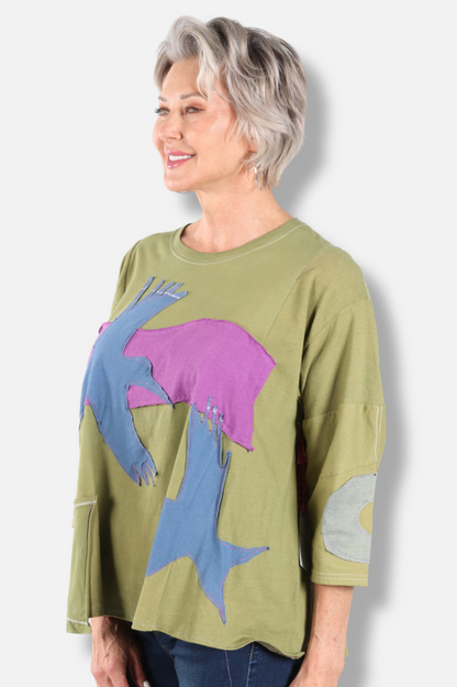 Fly Away Tee - Green #5