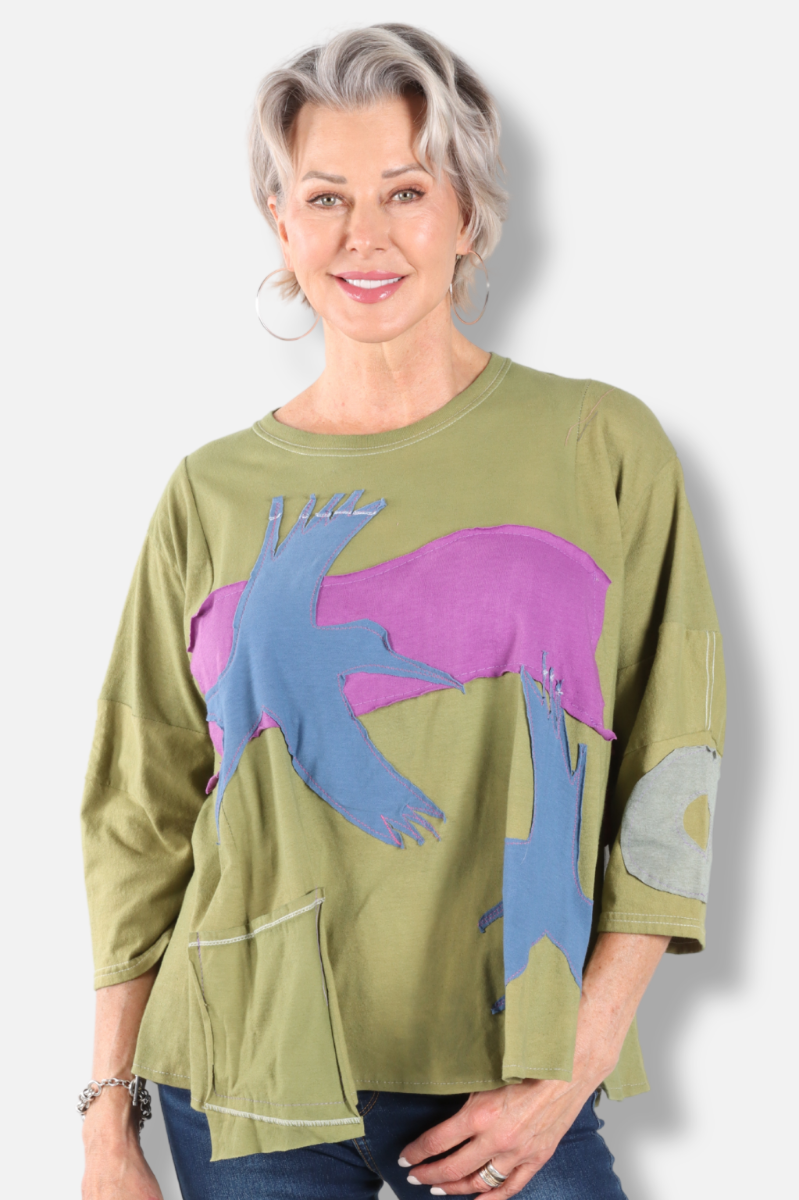 Fly Away Tee - Green #5