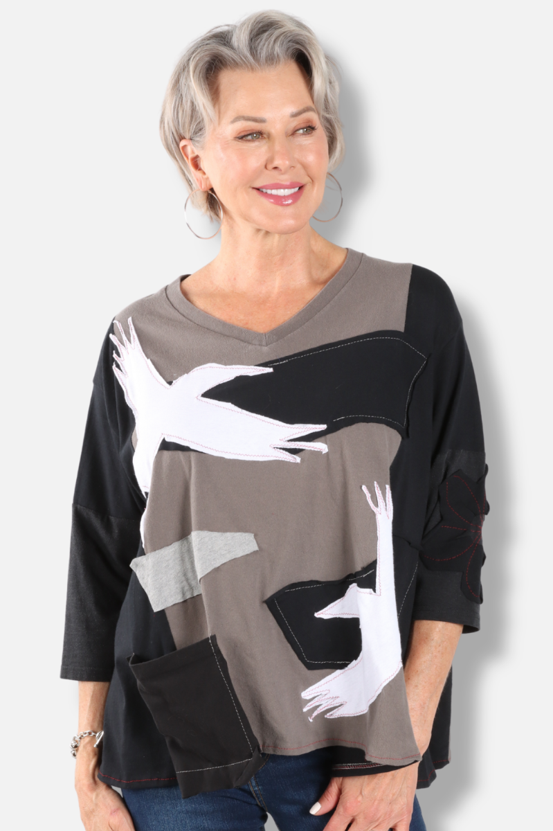 Fly Away Tee - Grey #4
