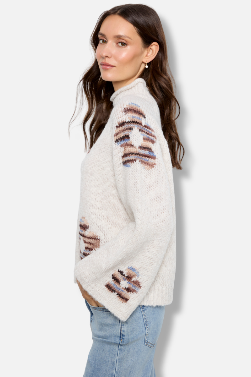 High Neck Sweater - Lake Tahoe