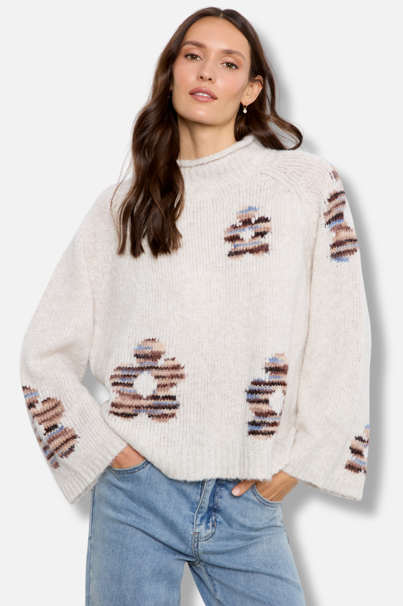 High Neck Sweater - Lake Tahoe