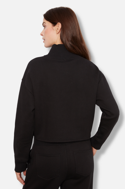 Mock Neck Top - Black 