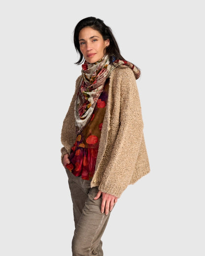 Mango Velvet Scarf - Almond Botanic
