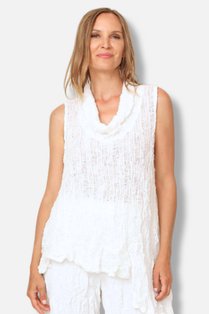 Elisha Tank - White