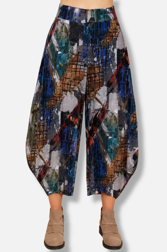 Baylee Pant Plus - Mural 