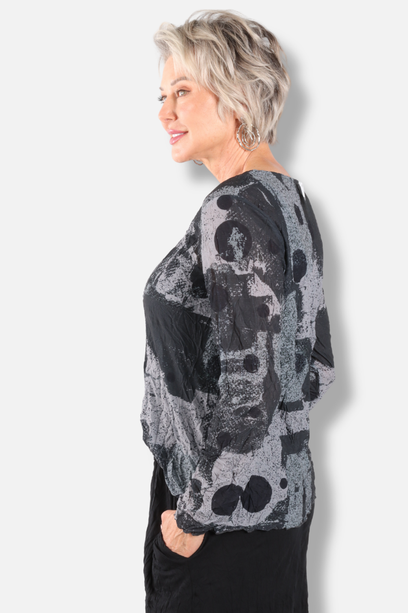 Andrea Top Plus - Ebony 