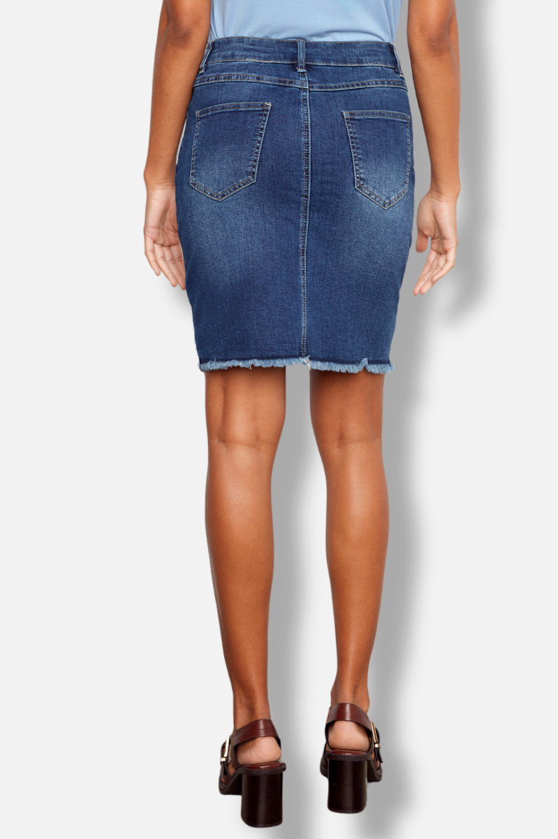 Denim Skort - Indigo