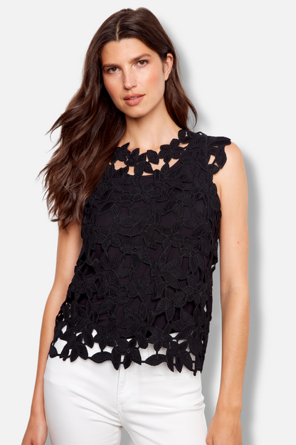 Crochet Top - Black