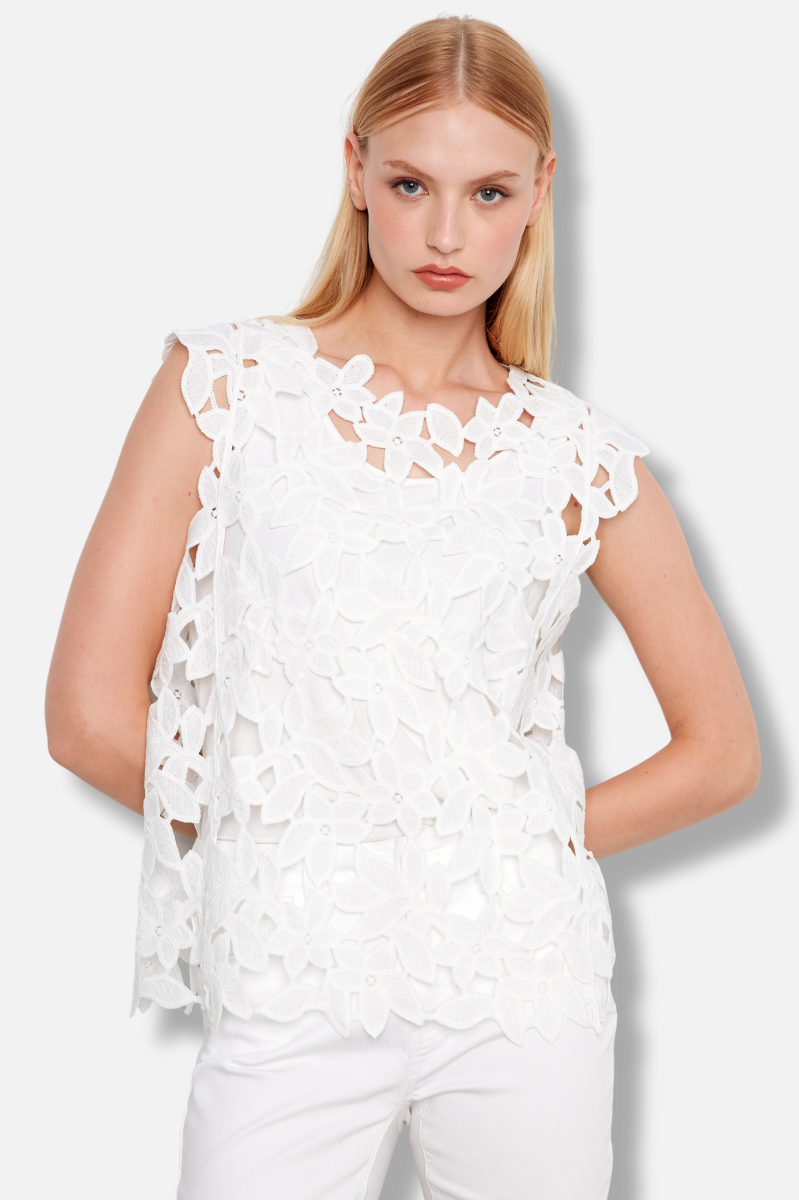 Crochet Top - White