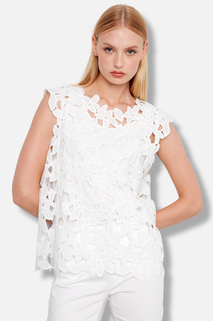 Crochet Top - White