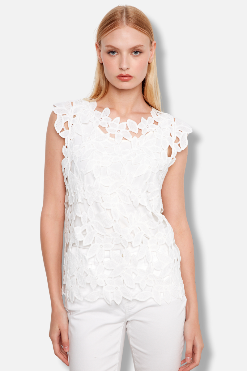 Crochet Top - White