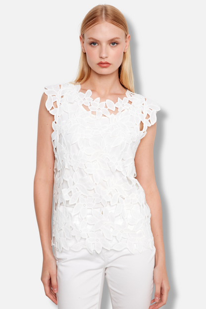 Crochet Top - White