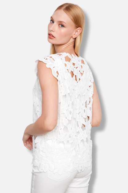 Crochet Top - White