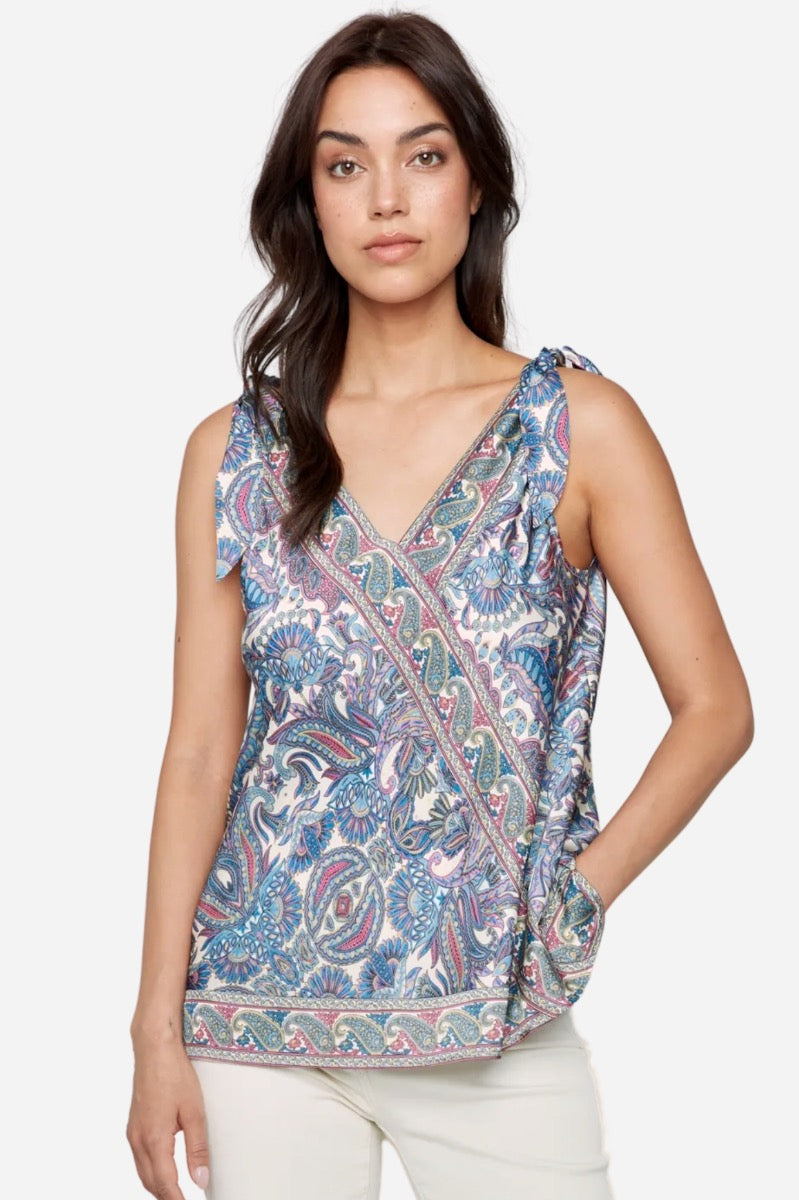 V-Neck Tank - Cashmere