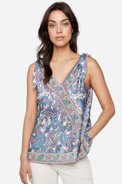 V-Neck Tank - Cashmere