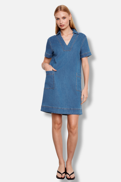 Denim Dress - Medium Blue