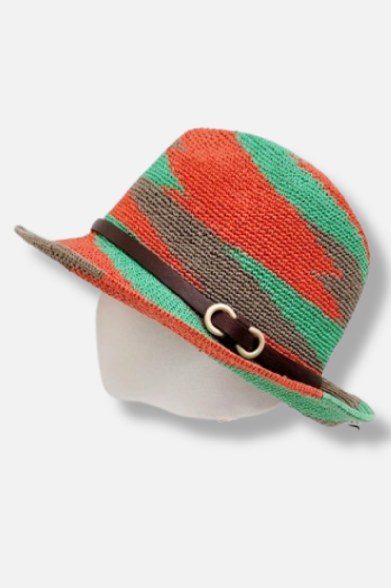 Breezy Fedora - Orange Multi