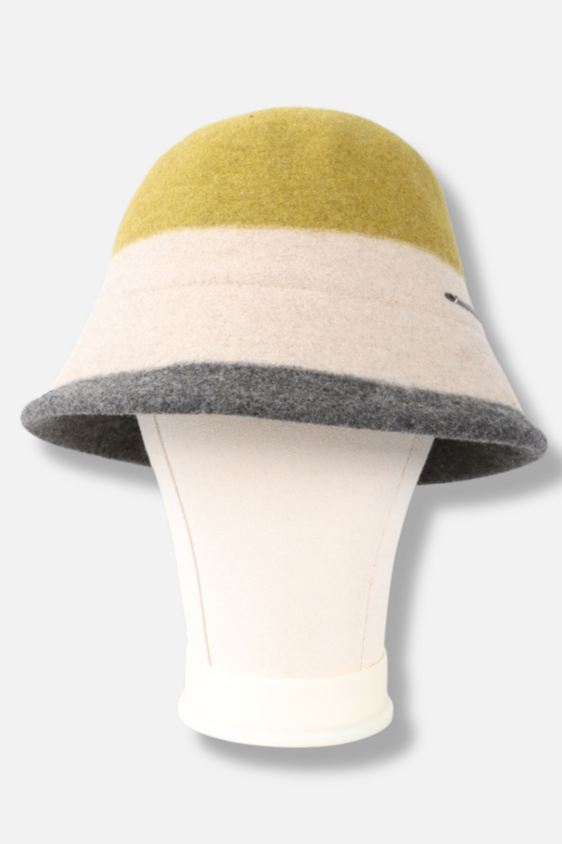 3 Tone Bucket Hat - Lime