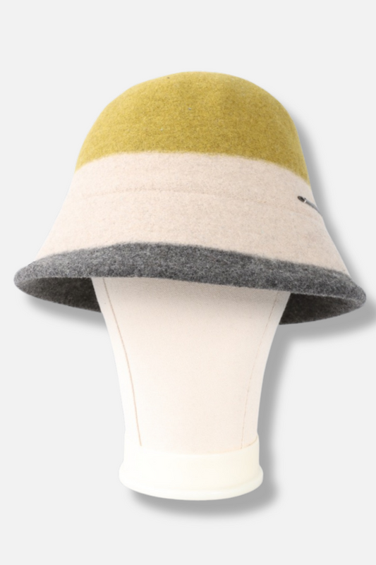 3 Tone Bucket Hat - Lime