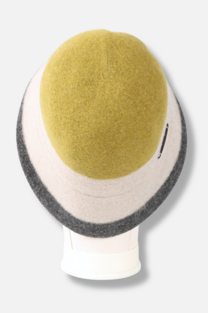 3 Tone Bucket Hat - Lime