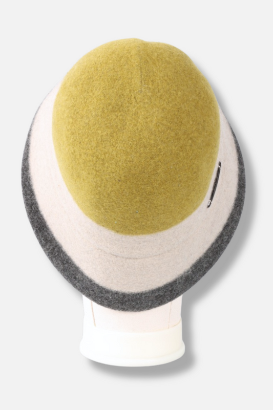 3 Tone Bucket Hat - Lime