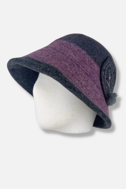COMFORTARIANS COMFORTARIANS HAT1-2605 HAT BLUGREY