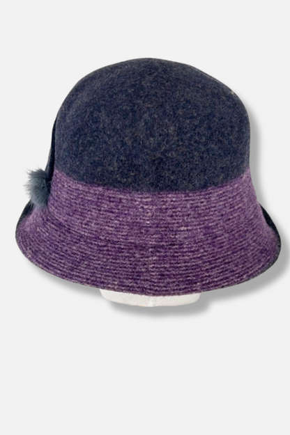 COMFORTARIANS COMFORTARIANS HAT1-2605 HAT BLUGREY