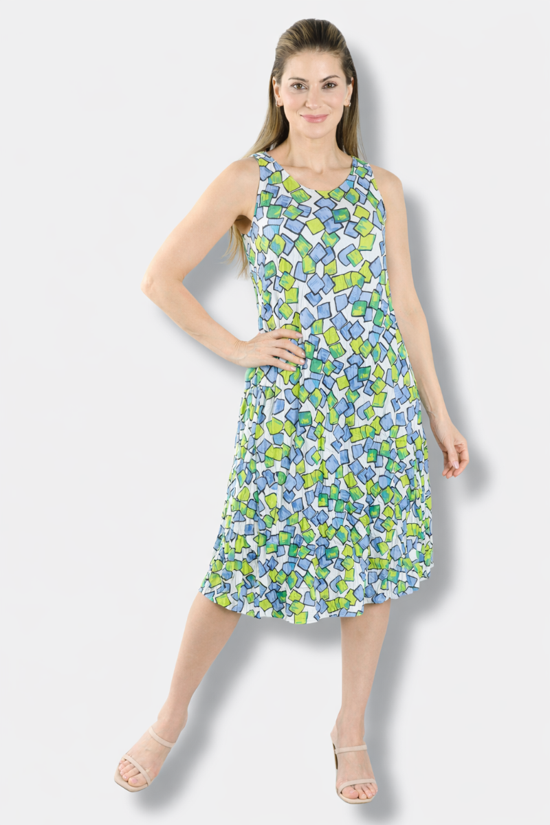 Jamy Dress - Squares