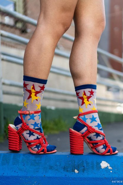 Sheer Sock - Supergirl Star Shimmer 