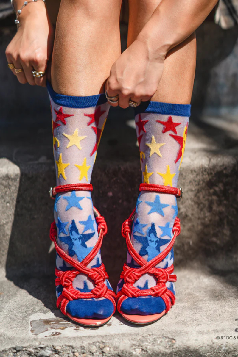 Sheer Sock - Supergirl Star Shimmer 