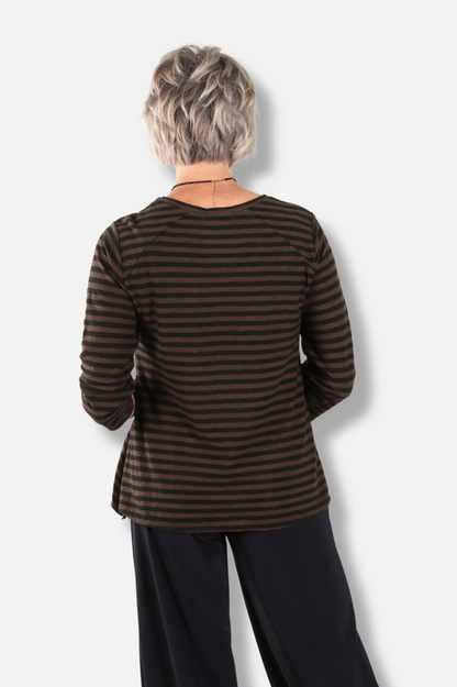 Sporty Swing Top - Chocolate