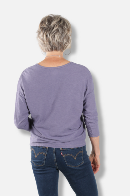 Boxy Pocket Tee - Whisper