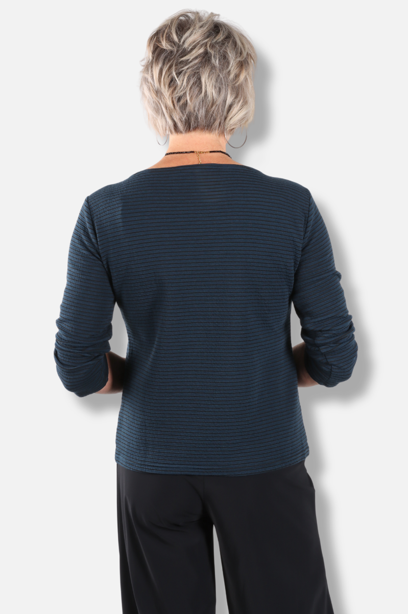 3/4 Sleeve Boatneck Tee - Etan