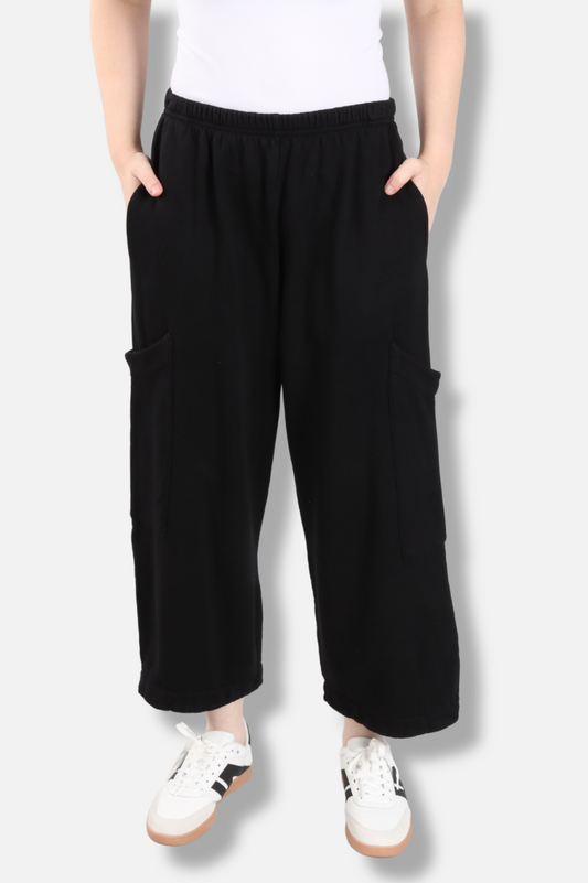 Pasha Pant - Black Fleece