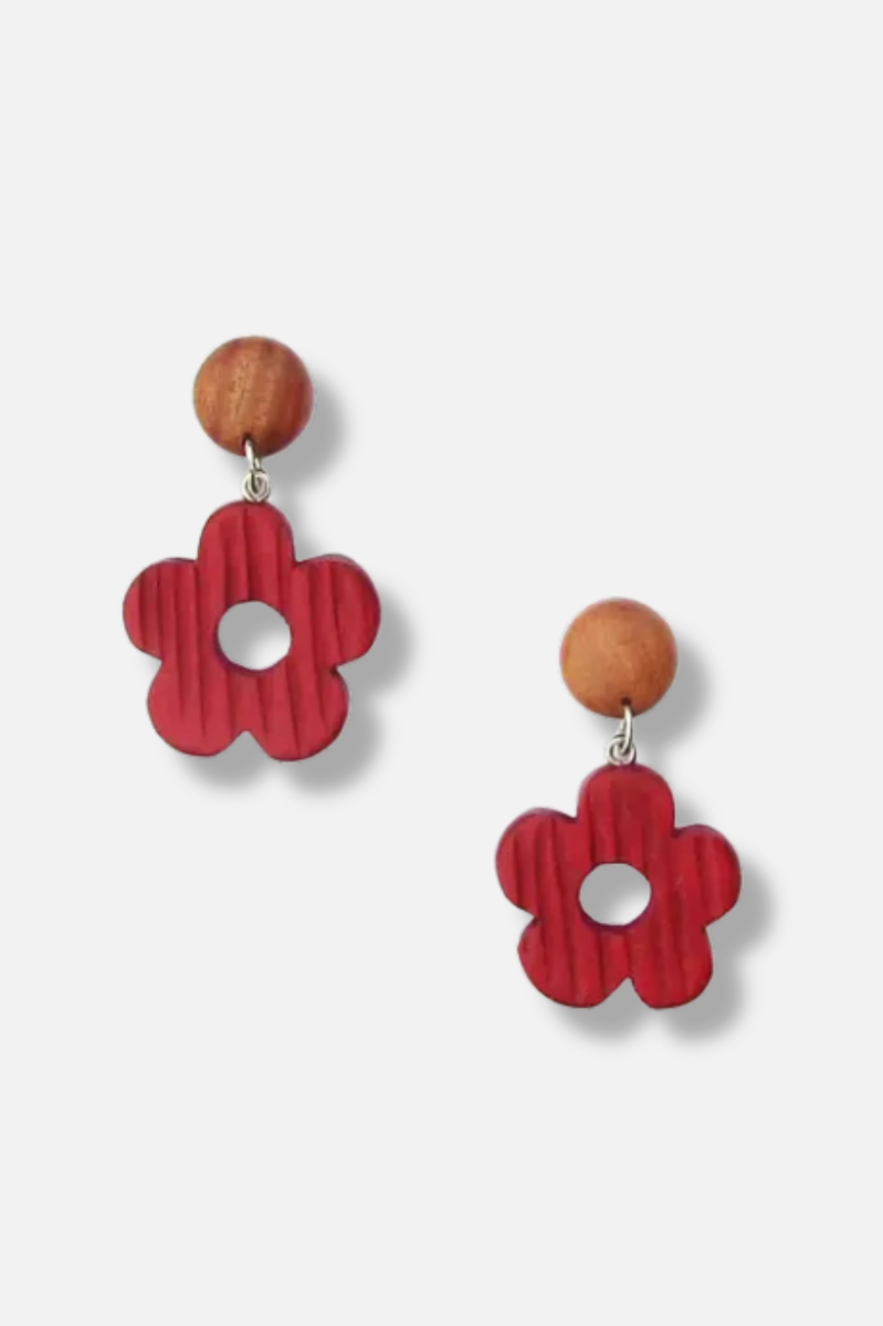 Cora Earrings - Red 