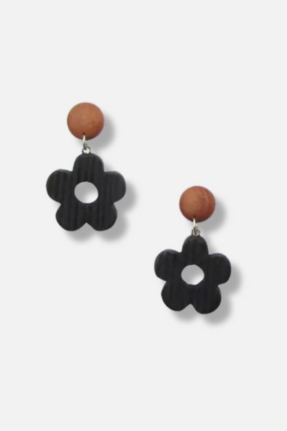 Cora Earrings - Black