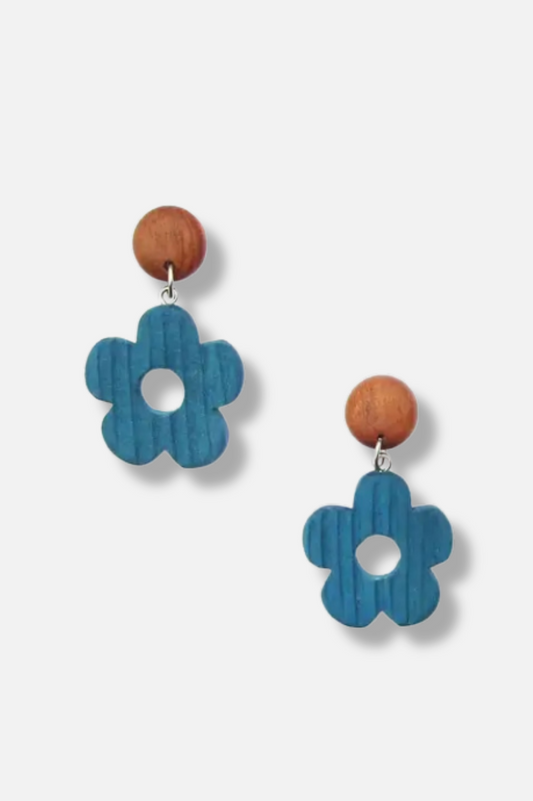 Carla Earrings - Blue