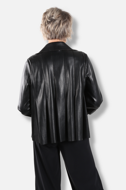 Pleats Jacket - Black 