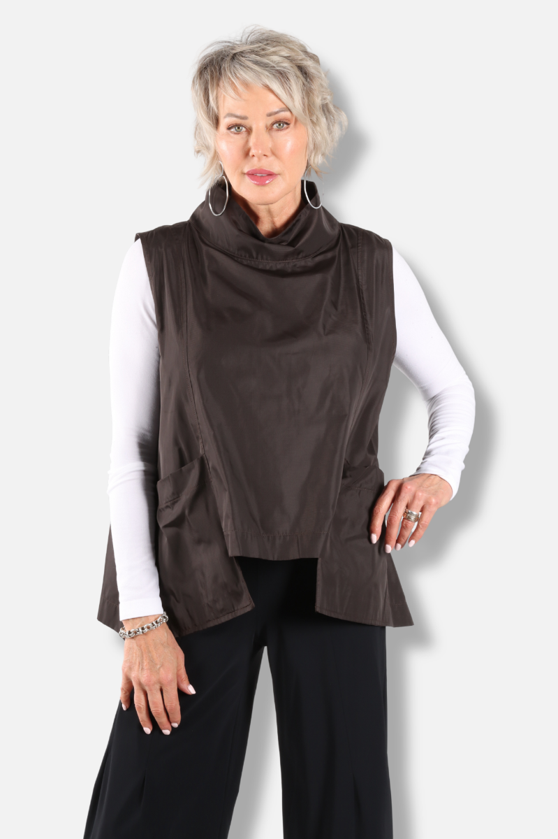 Pocket Vest - Chocolate