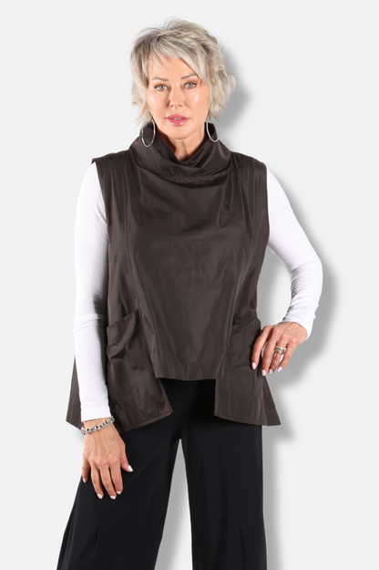 Pocket Vest - Chocolate