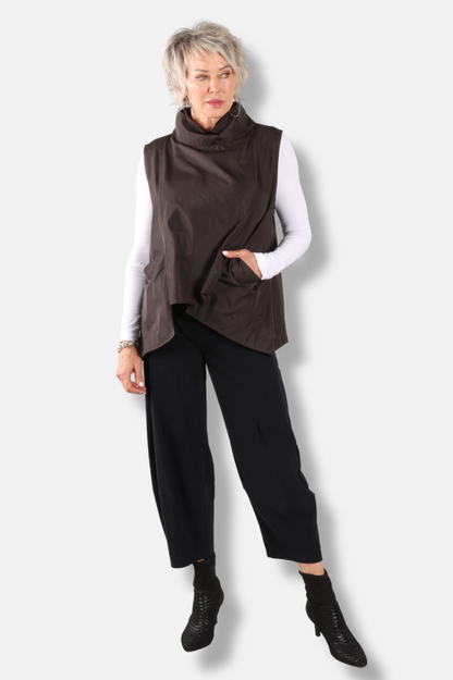 Pocket Vest - Chocolate