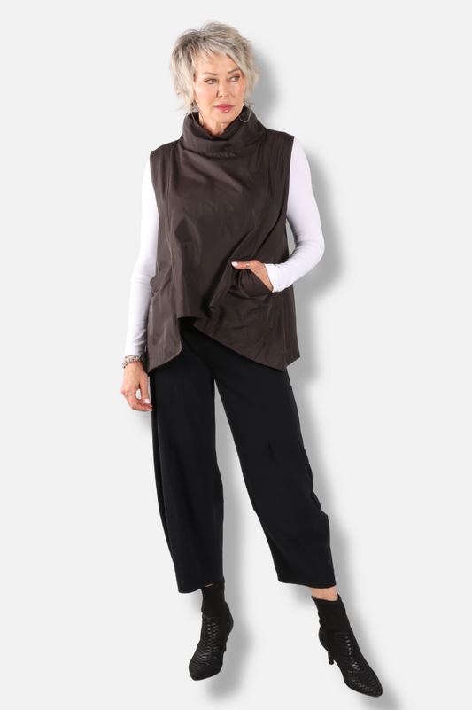 Pocket Vest - Chocolate