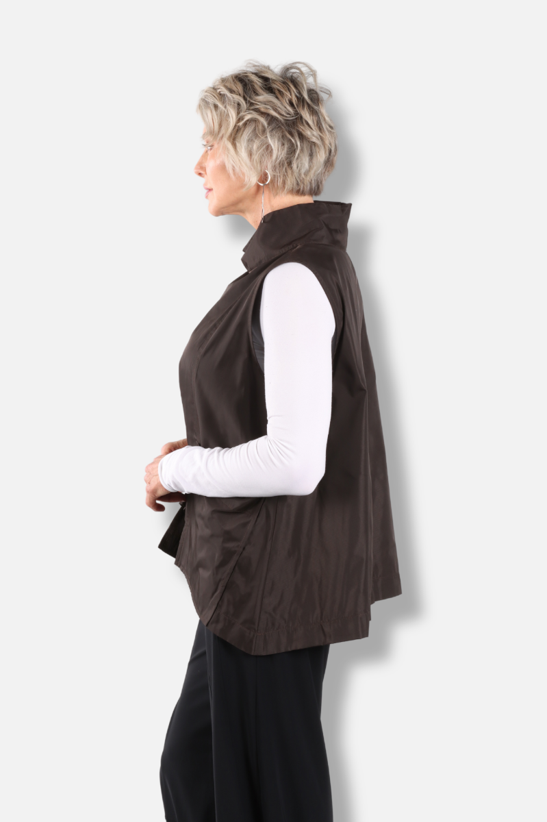 Pocket Vest - Chocolate