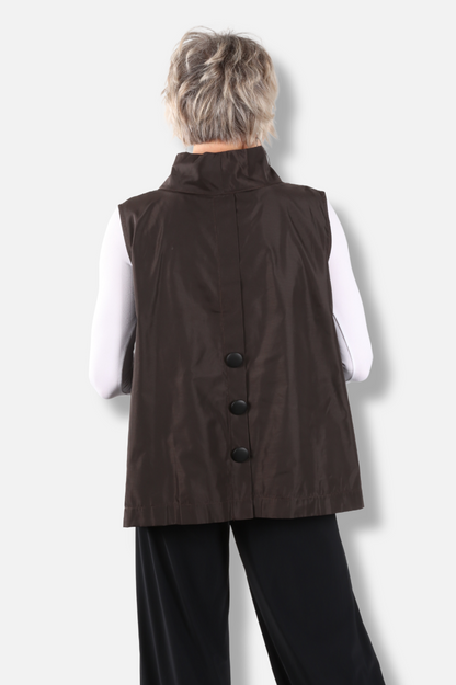 Pocket Vest - Chocolate