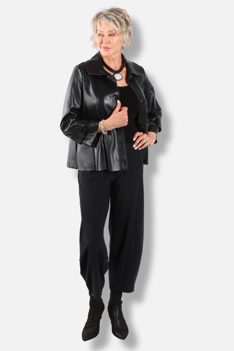 Pleats Jacket - Black 